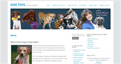Desktop Screenshot of dogtoys-info.com