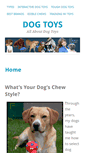 Mobile Screenshot of dogtoys-info.com