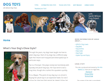 Tablet Screenshot of dogtoys-info.com